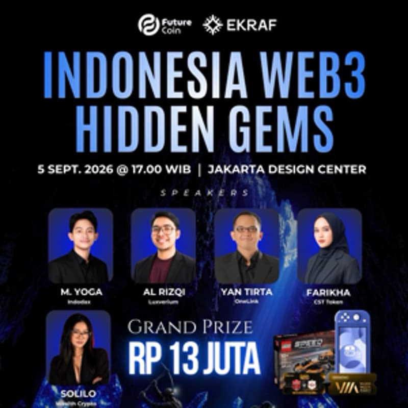 Gambar Sampul untuk INDONESIA WEB3 HIDDEN GEMS by FutureCoin.id & Kemenkraf