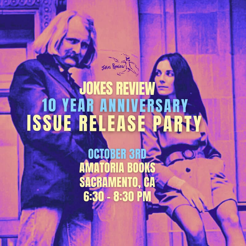 Cover Image for Jokes Literary Review 10 Year Anniversary Issue Release