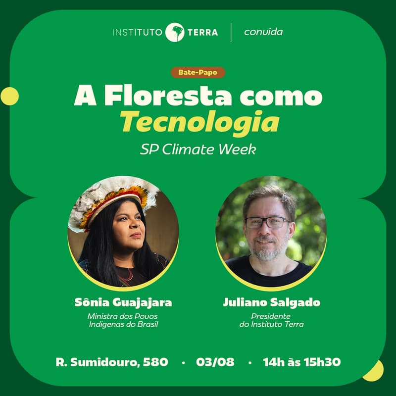 Cover Image for A Floresta como Tecnologia | SP Climate Week