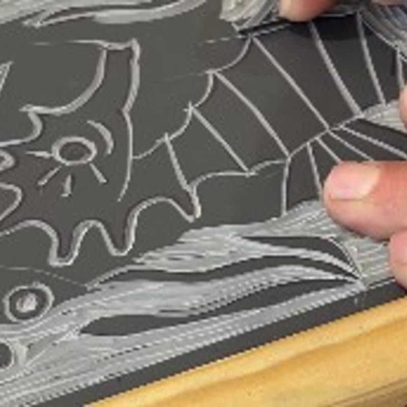 Cover Image for Lino cutting and printing