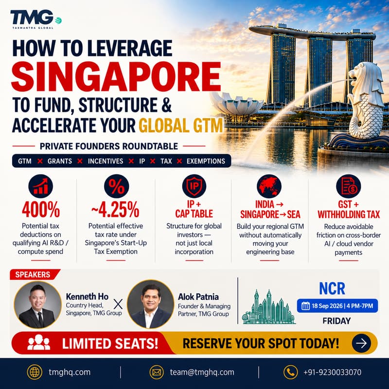 Cover Image for HOW TO LEVERAGE SINGAPORE TO FUND, STRUCTURE & ACCELERATE YOUR GLOBAL GTM