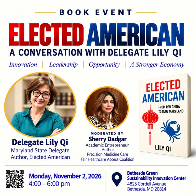 Cover Image for Book Event-Elected American: From Red China to Blue Maryland