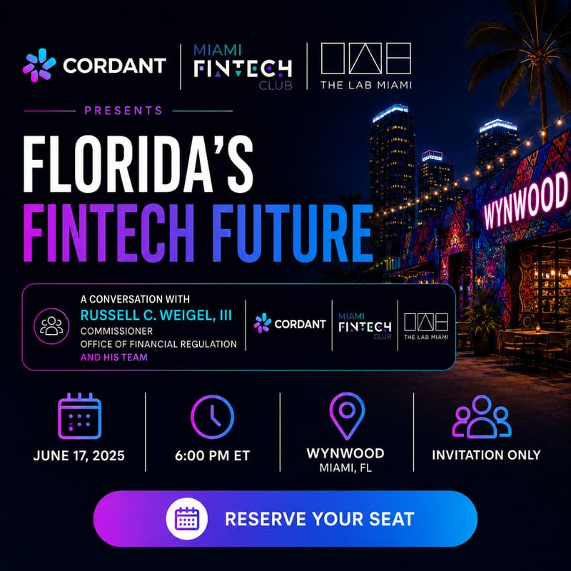 Cover Image for A conversation with Florida's Top Financial Regulator: Florida’s Financial Future: AI, Digital Assets, and the Next Era of Regulated Fintech