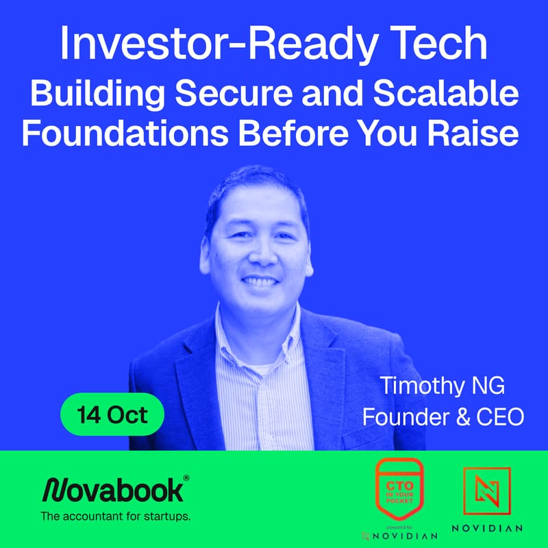 Cover Image for Investor-Ready Tech | Building Secure and Scalable Foundations Before You Raise