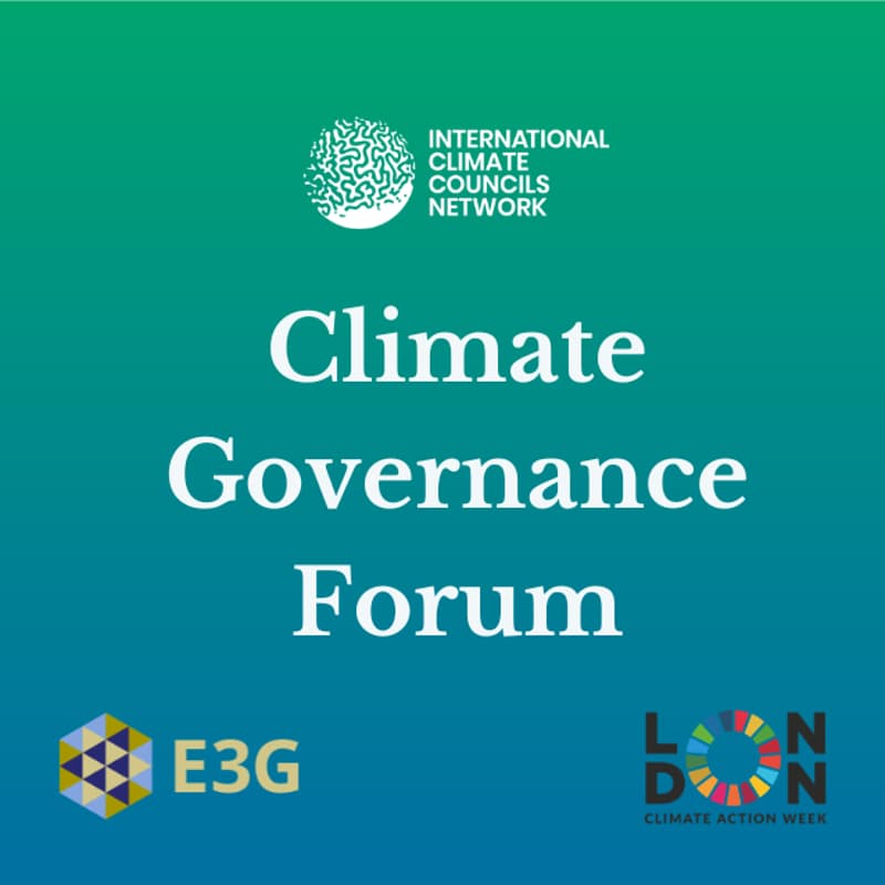 Cover Image for Climate Governance Forum 2026
