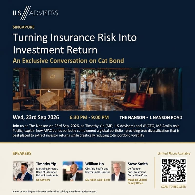 Cover Image for Turning Insurance Risk Into Investment Return - An Exclusive Conversation on Cat Bonds