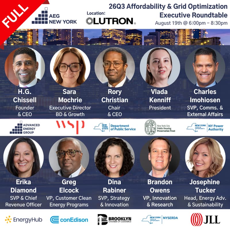 Cover Image for 26Q3 New York Executive Roundtable: Affordability & Grid Optimization