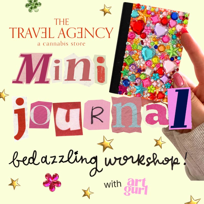 Cover Image for Mini Journal Bedazzling Workshop with art gurl!