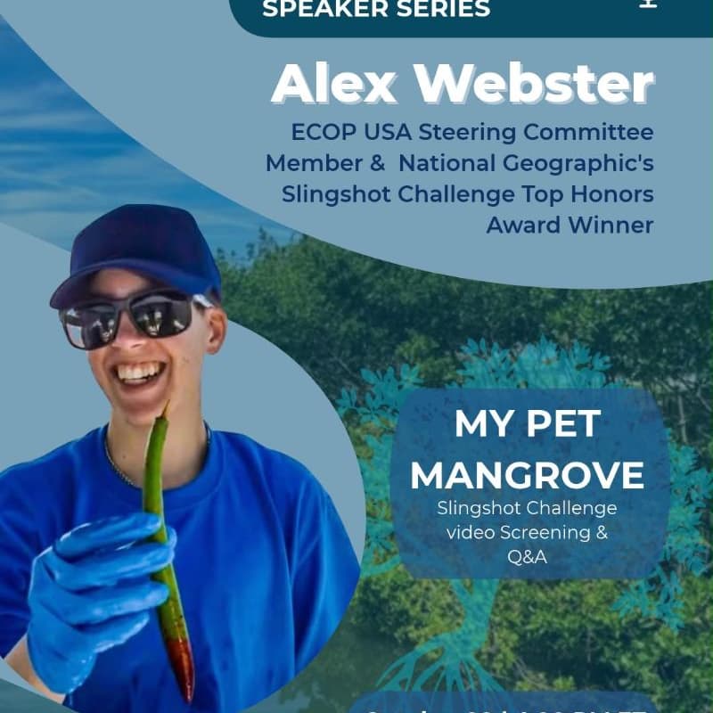 Cover Image for ECOP USA Media Club: Alex Webster, My Pet Mangrove