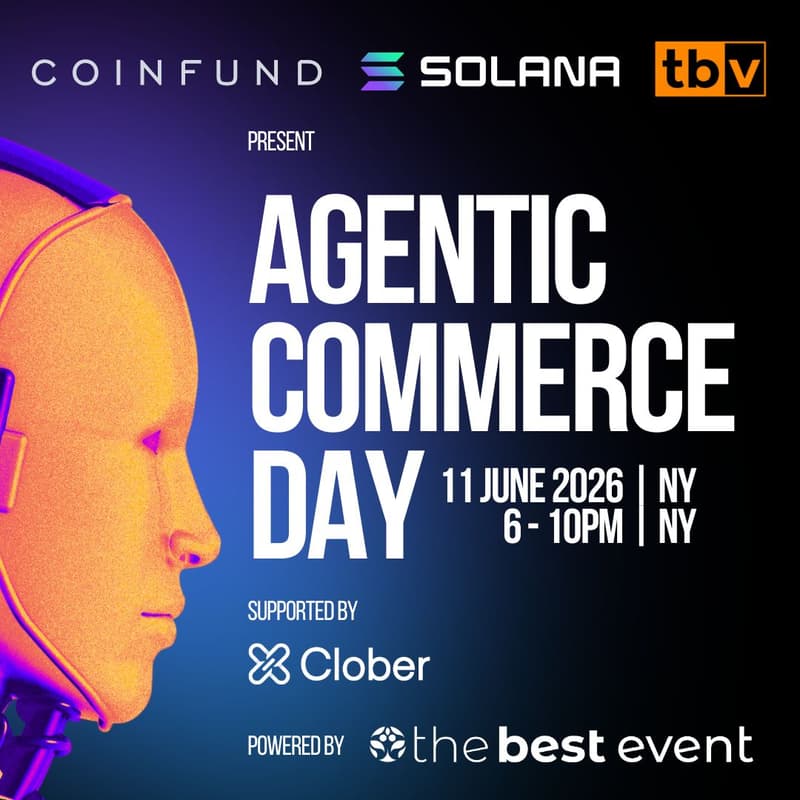 Cover Image for Agentic Commerce Day by Coinfund, Solana & TBV