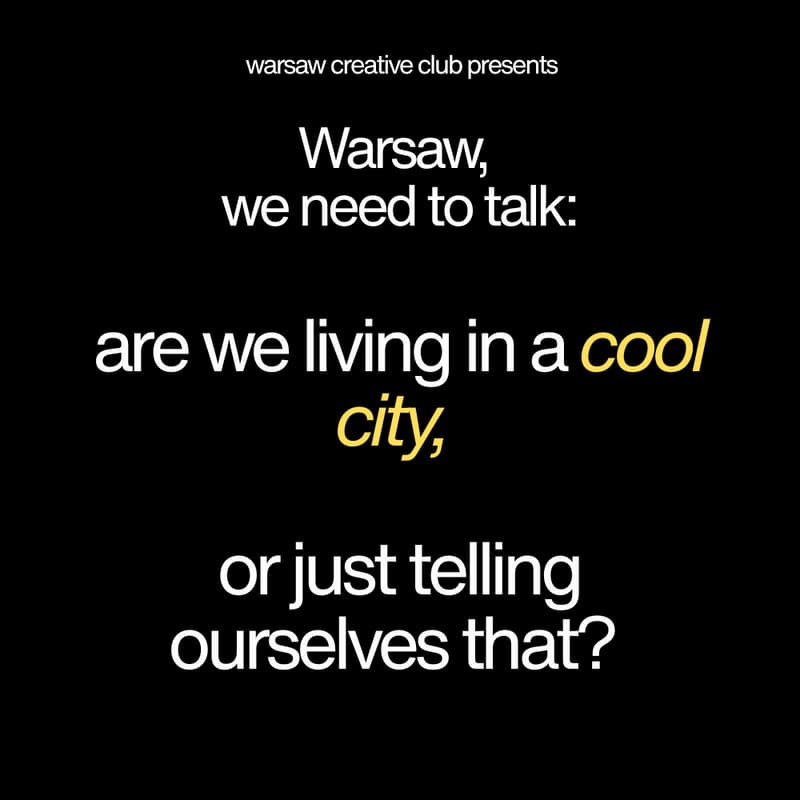 Cover Image for Warsaw, We Need To Talk - Is Warsaw A Cool City?