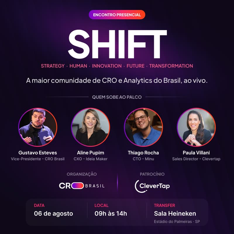 Cover Image for SHIFT - Conectando pessoas e dados para otimizar o presente e escalar o futuro
