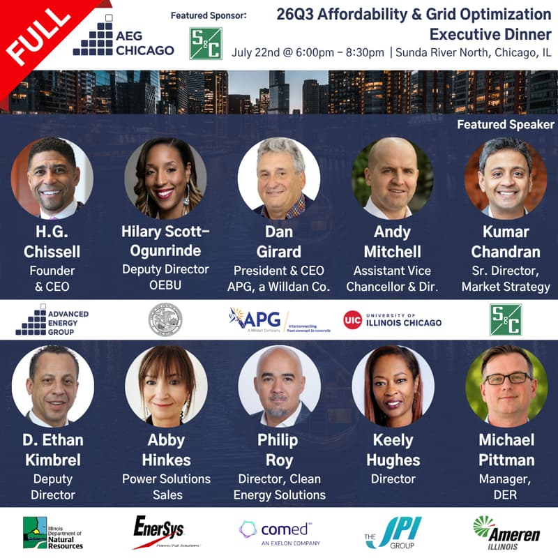 Cover Image for 26Q3 Chicago Executive Dinner: Affordability & Grid Optimization