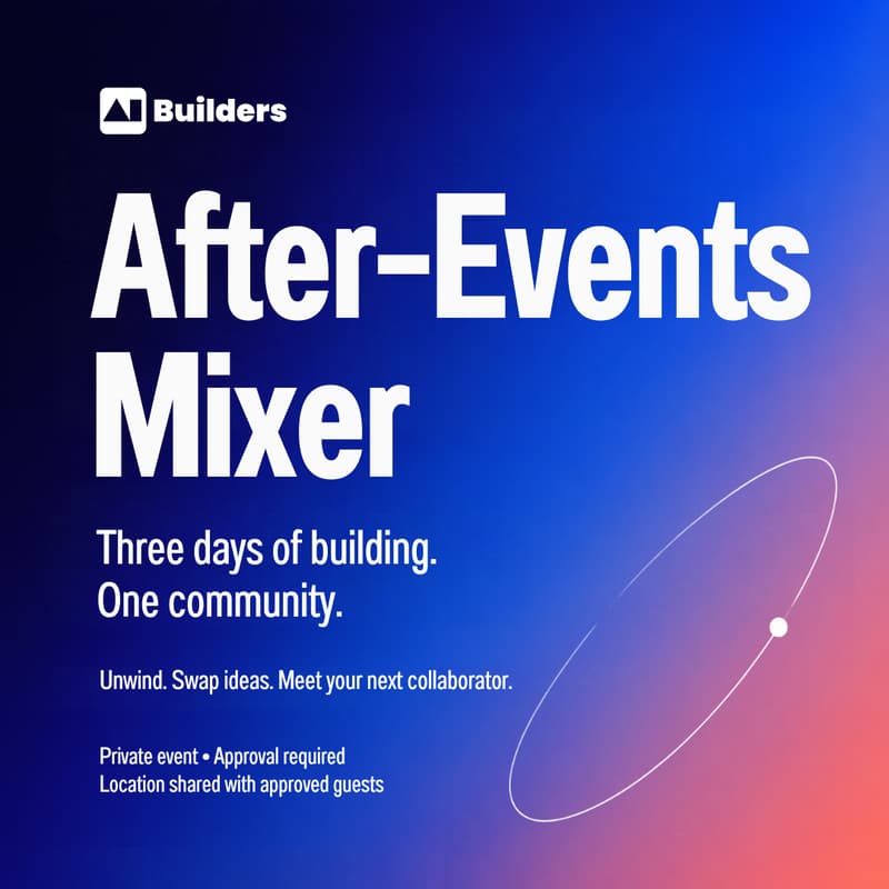 Cover Image for AI Builders After-Events Mixer 東京