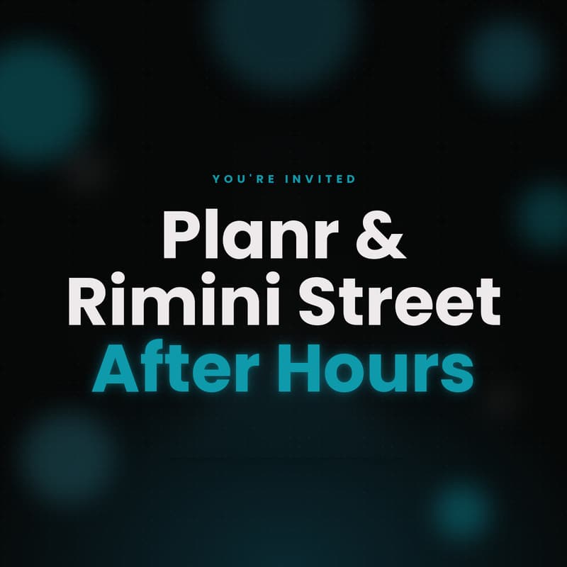 Cover Image for Planr & Rimini Street After Hours: NYC Drinks Reception