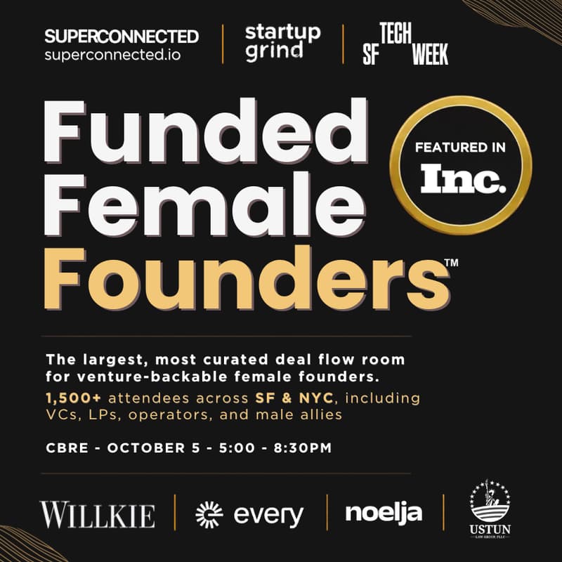 Cover Image for Funded Female Founders VII - #SFTechWeek