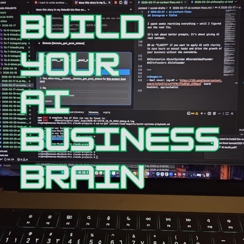 Cover Image for Build your AI business brain