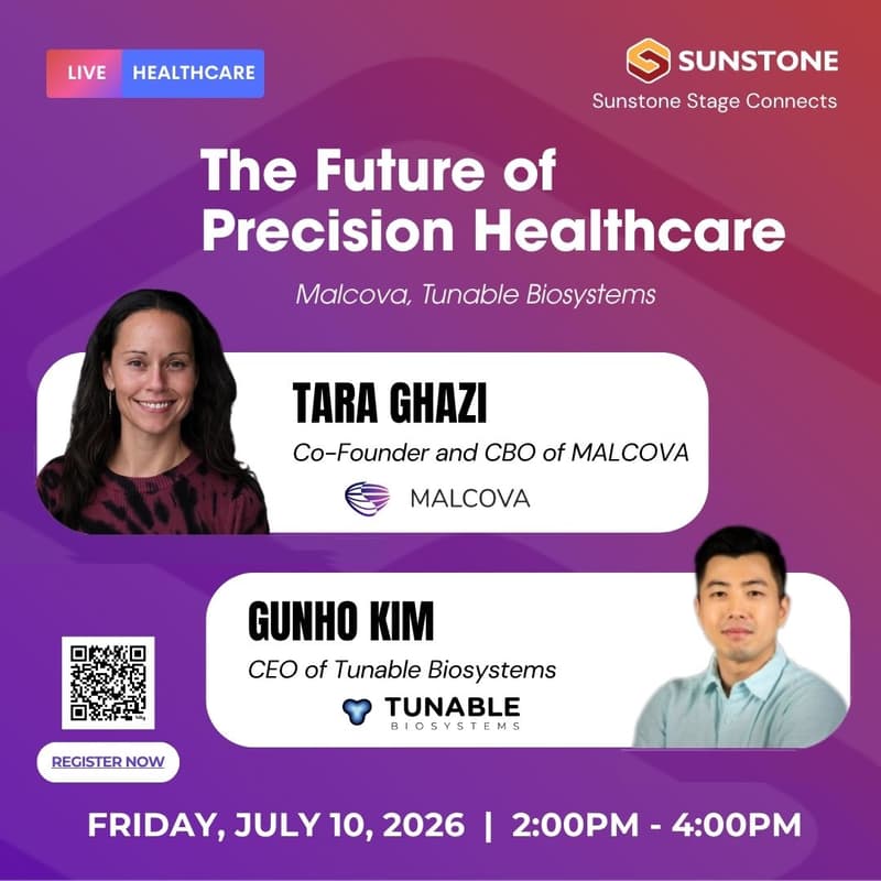 Cover Image for Sunstone Stage Connects: Malcova, Tunable Biosystems