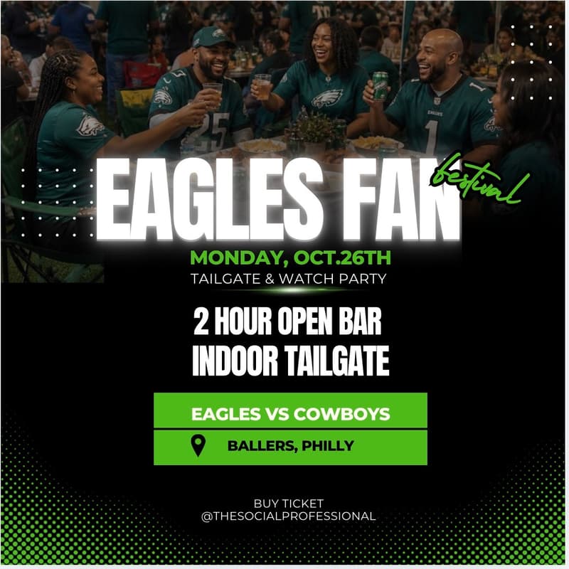 Cover Image for Eagles Fan Festival (Indoor Tailgate & Watch Party)