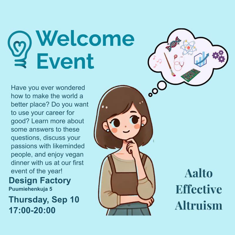 Cover Image for Aalto Effective Altruism Welcome Night