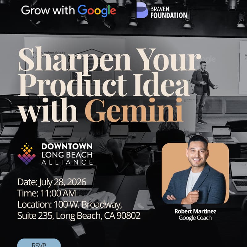Cover Image for Sharpen Your Product Idea with Gemini Workshop hosted by DTLB Alliance