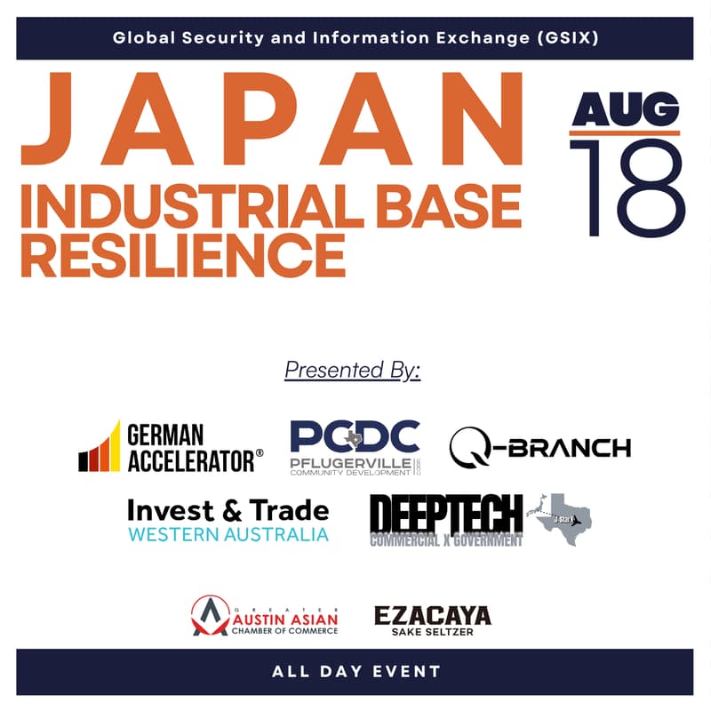 Cover Image for GSIX DAY 2: Industrial Base Resilience - Japan