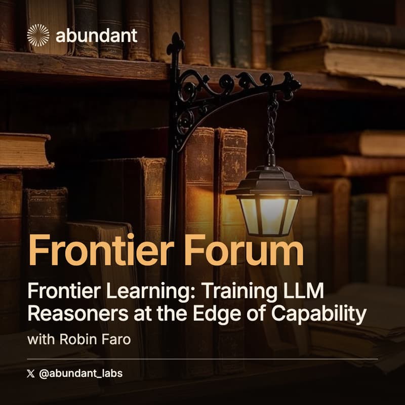 Cover Image for Abundant's Frontier Forum w/ Robin Faro
