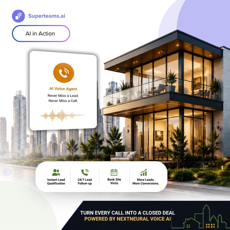 Cover Image for AI Calling for Real Estate: Never Miss a Property Lead | AI in Action (Ep. 3)