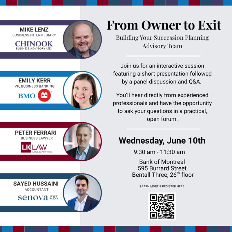Cover Image for From Owner to Exit: Building Your Succession Planning Advisory Team