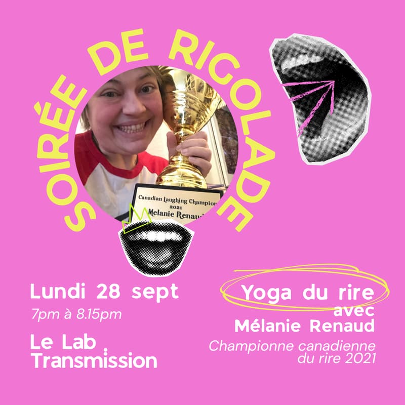 Cover Image for SOIRÉE DE RIGOLADE | Yoga du rire avec Mélanie Renaud