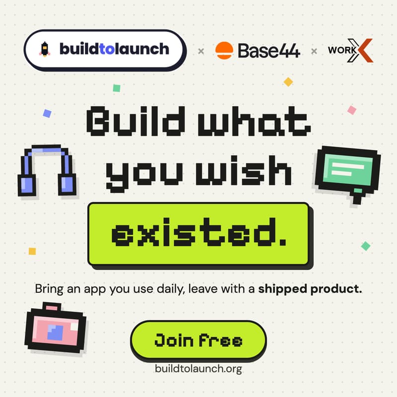 Cover Image for buildtolaunch's vibe-a-thon - partner with Base44