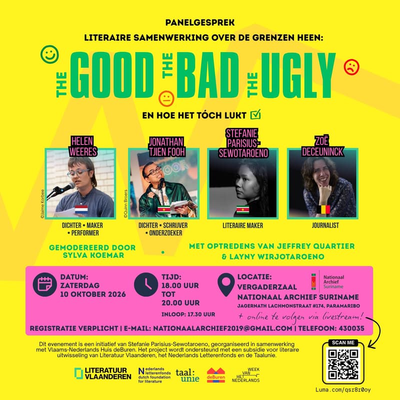 Cover Image for Literaire samenwerking over de grenzen heen: The Good, The Bad, The Ugly... en hoe het tóch lukt!