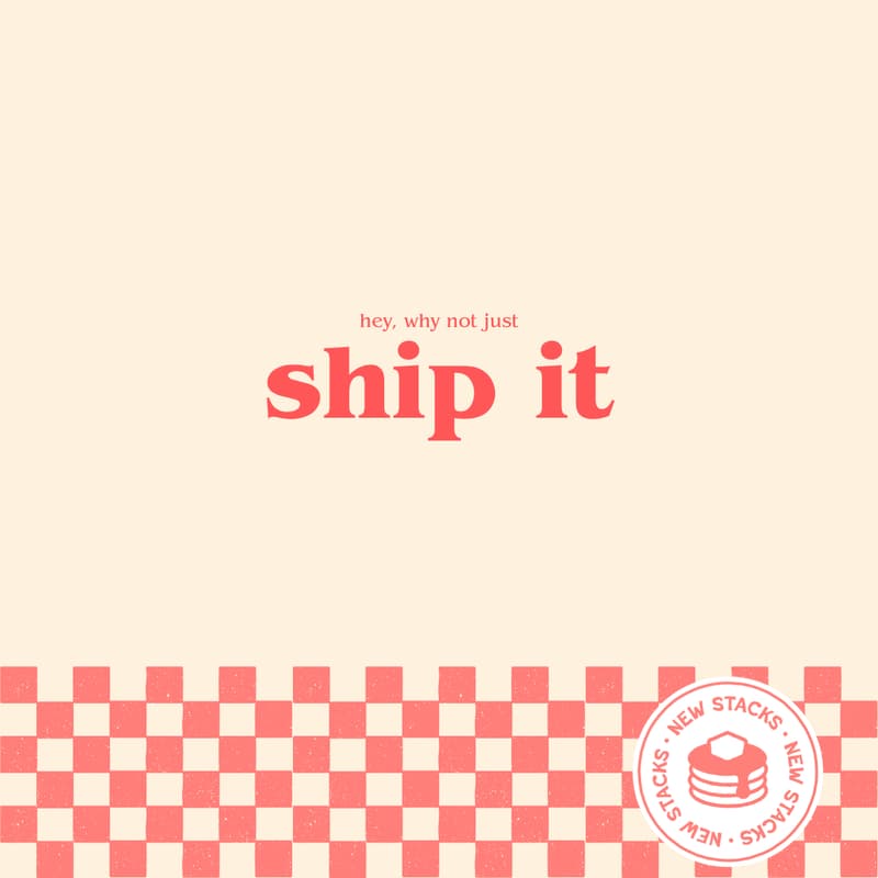 Cover Image for ship it
