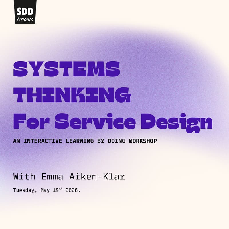 Cover Image for Systems Thinking for Service Design