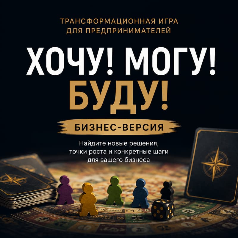 Cover Image for Хочу! Могу! Буду! 🎯 Бизнес-игра для предпринимателей