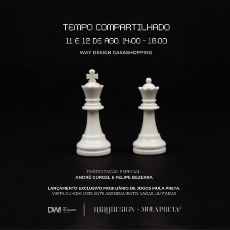 Cover Image for 12/08 | 16h às 17h - Tempo Compartilhado | Visitas Guiadas à Exposição da Linha de Jogos Mula Preta