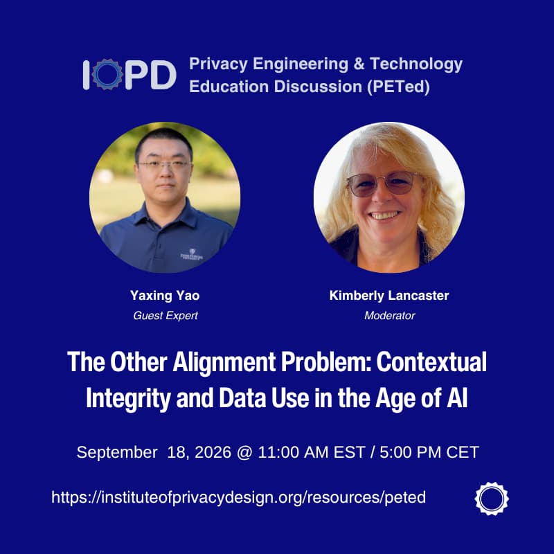 Cover Image for The Other Alignment Problem: Contextual Integrity and Data Use in the Age of AI