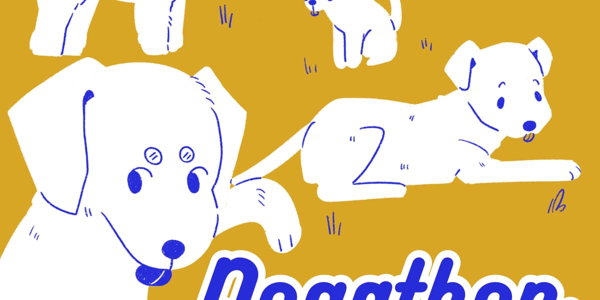 AI Valley Dog-a-thon event artwork
