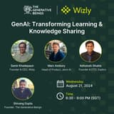 Cover Image for The GenAI Shift- How AI is Redefining Knowledge Sharing & Learning | TGB x Wizly