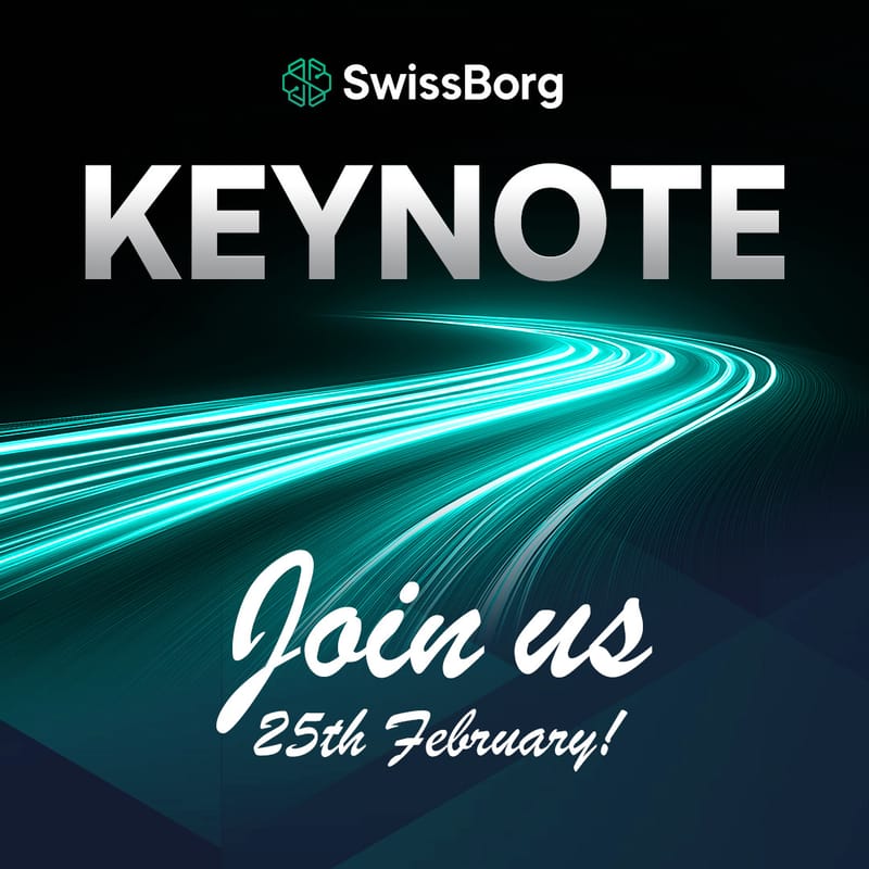 SwissBorg 2026: Our Biggest Keynote Ever - Online Edition - English