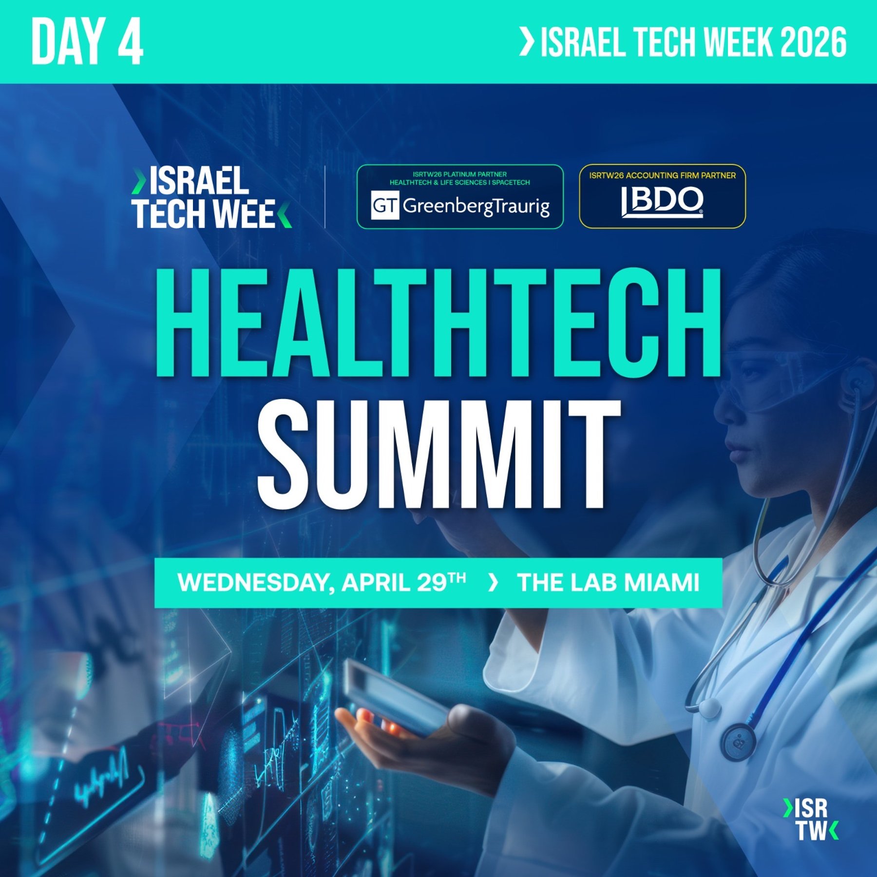 HealthTech & Life Sciences Summit Luma event cover