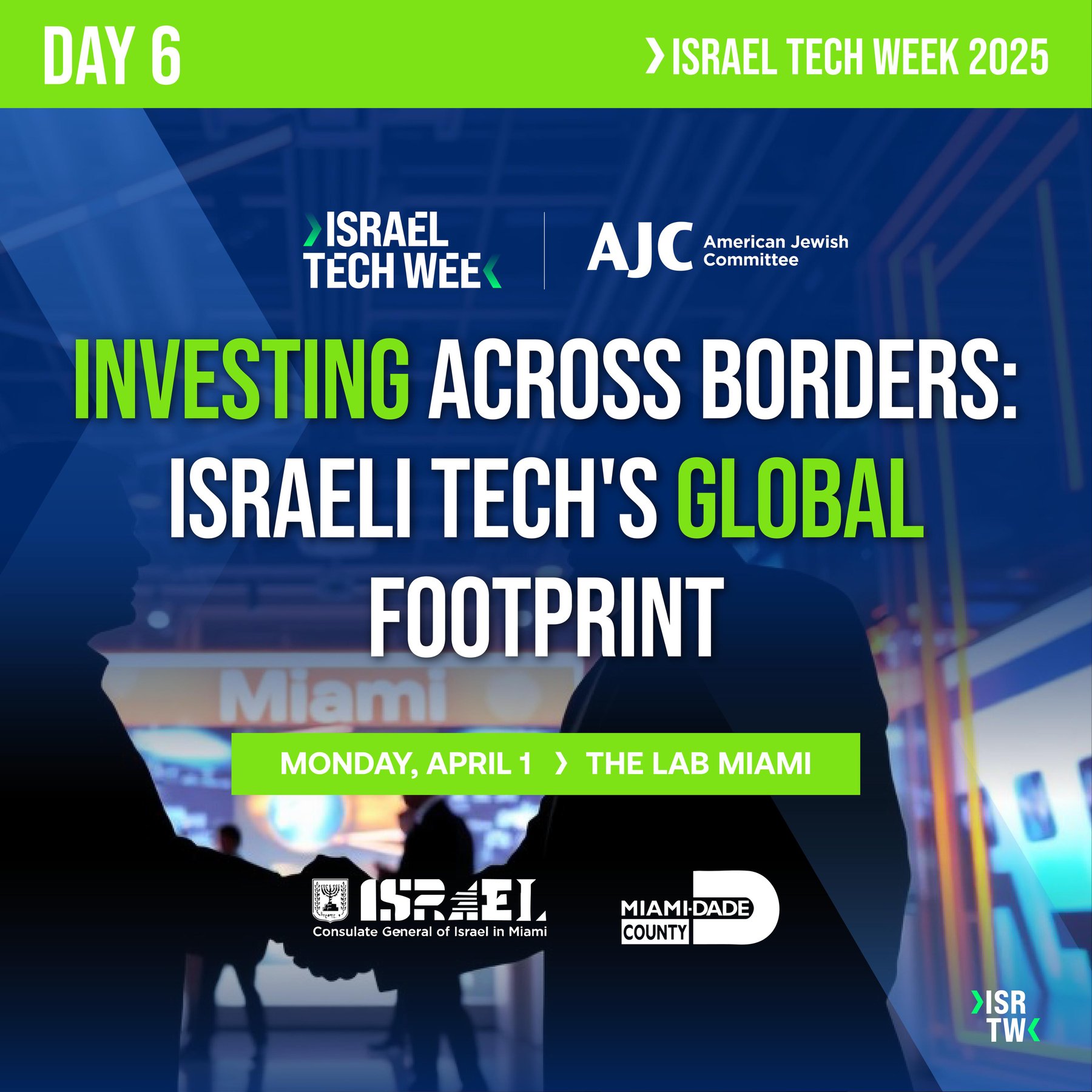 Investing Across Borders: Israeli Tech's Global Footprint Luma event cover