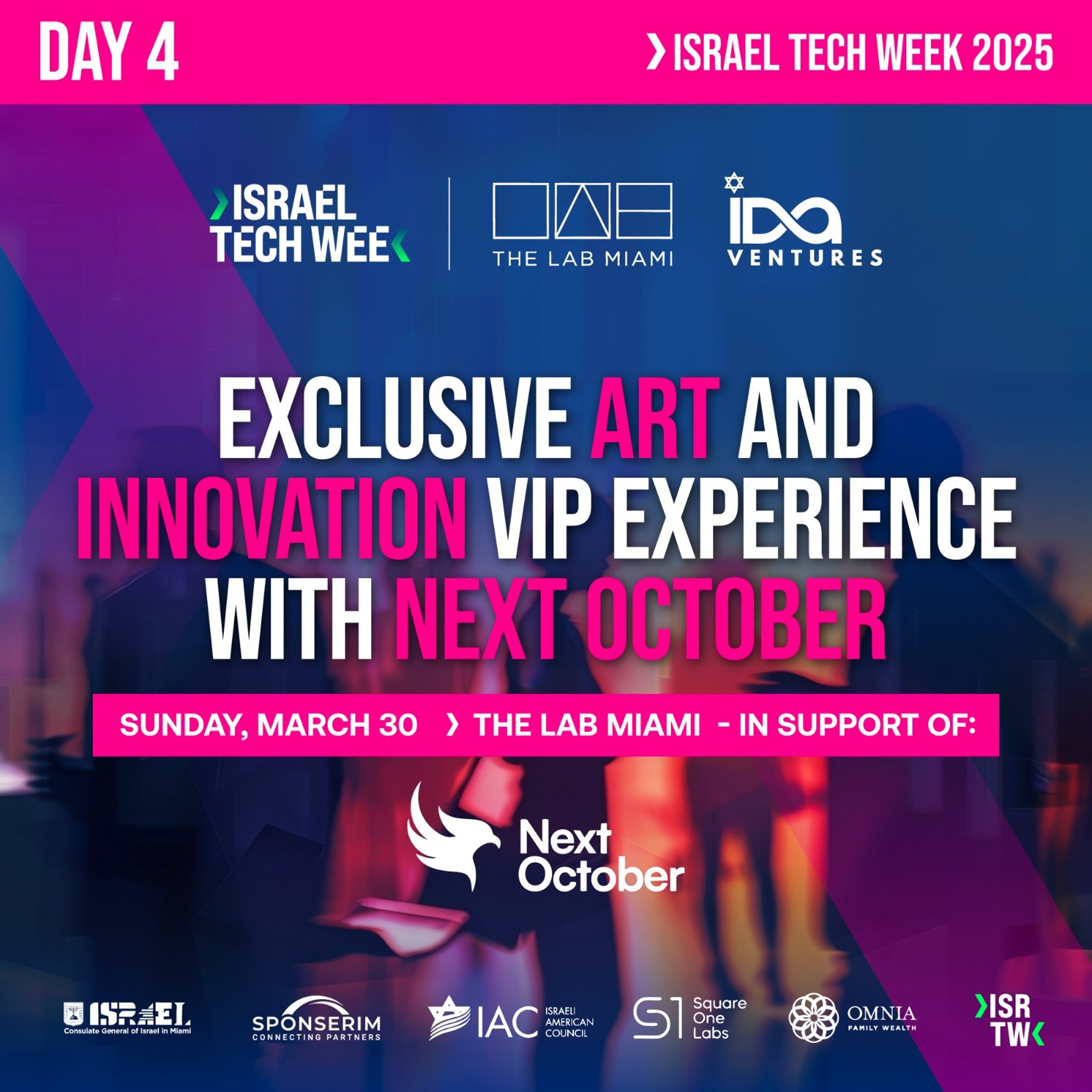 Exclusive Art & Innovation VIP Experience Luma event cover