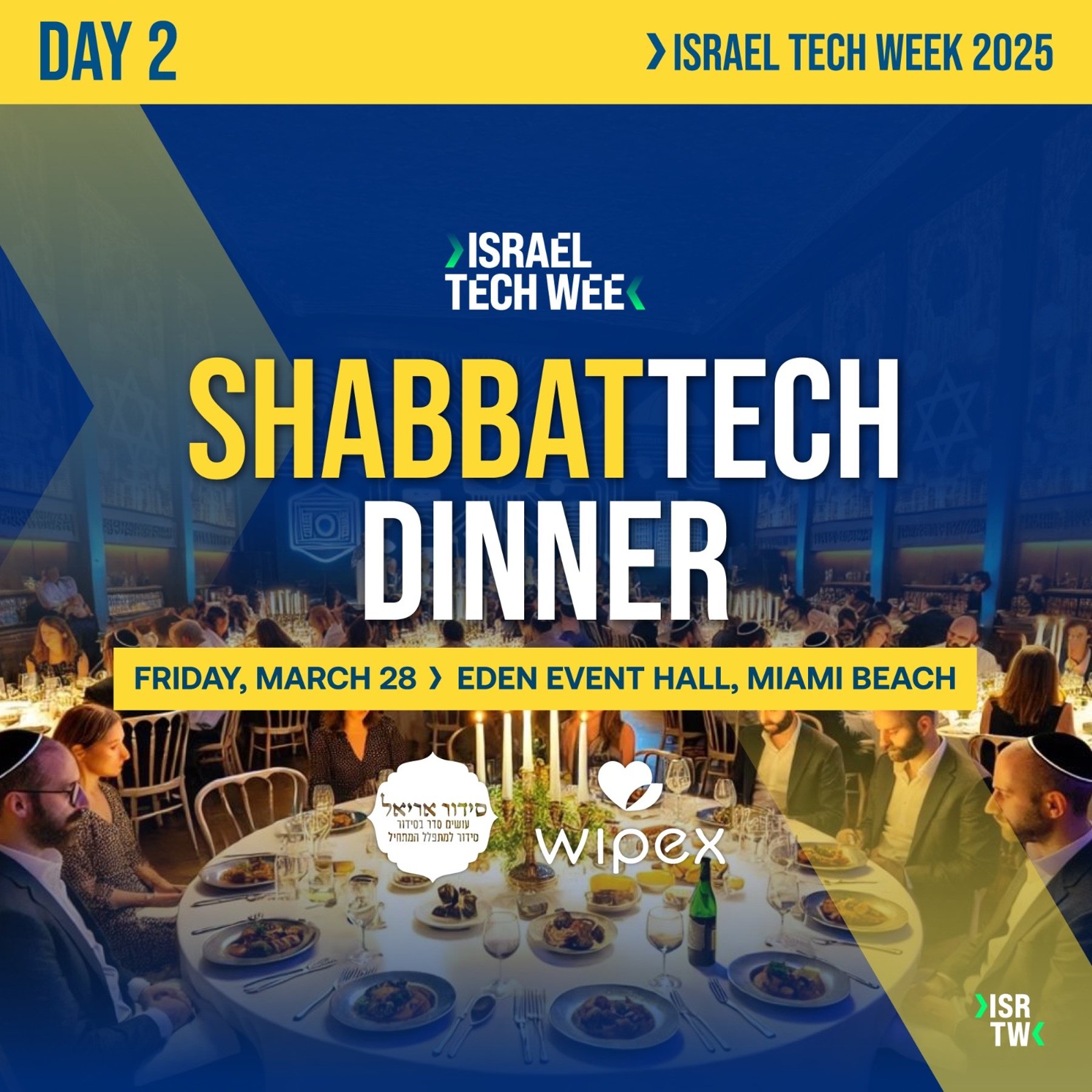 ShabbatTech Dinner Luma event cover