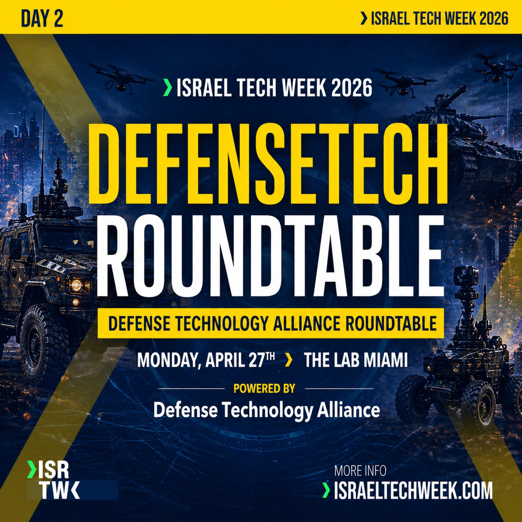 Defense Technology Alliance Roundtable Luma event cover