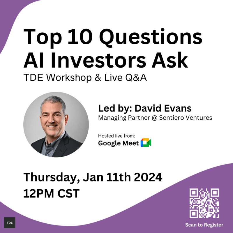Top 10 Questions AI Investors Ask Entrepreneurs TDE · Luma