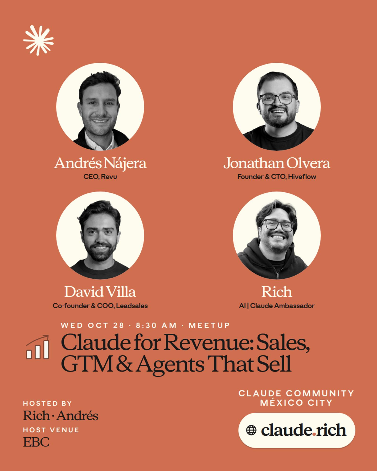 Mexico City | Claude for Revenue: Sales, GTM & Agents That Sell