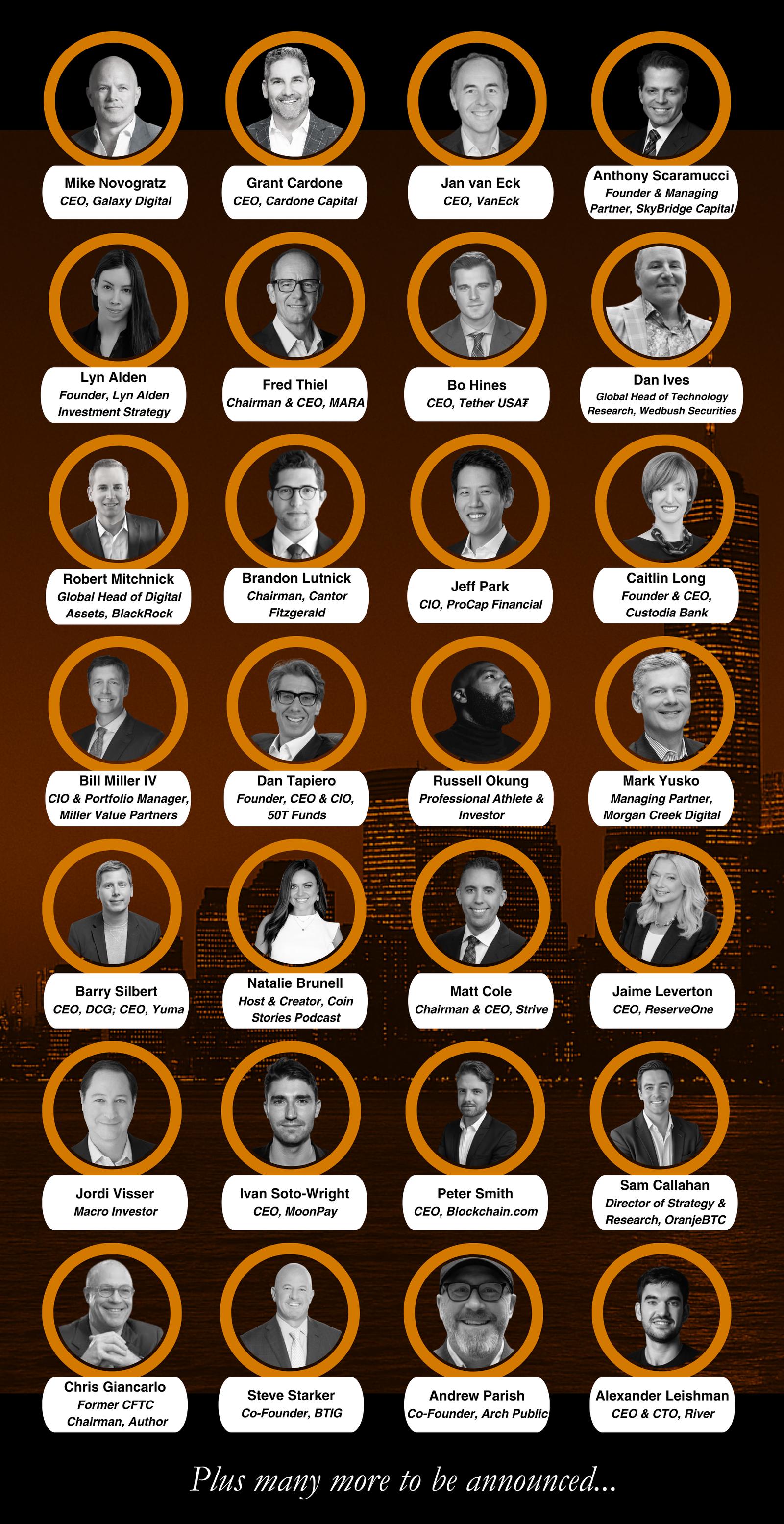 Bitcoin Investor Week | Hosted by Anthony Pompliano · Luma