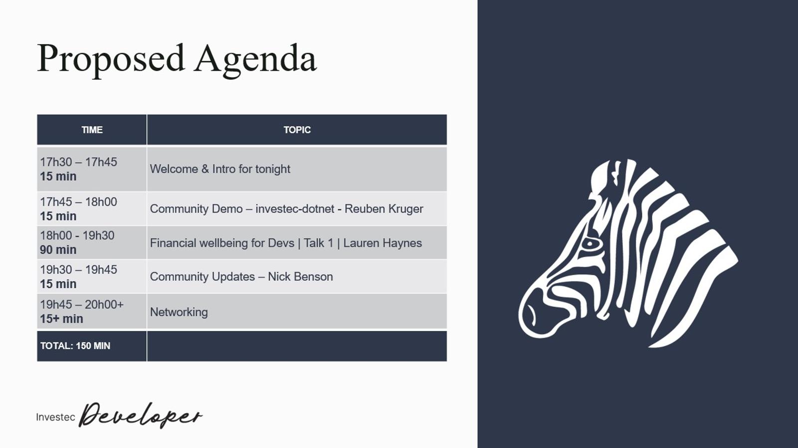 Investec Developer Meetup | Financial Wellbeing for Devs | Aug 2024 · Luma