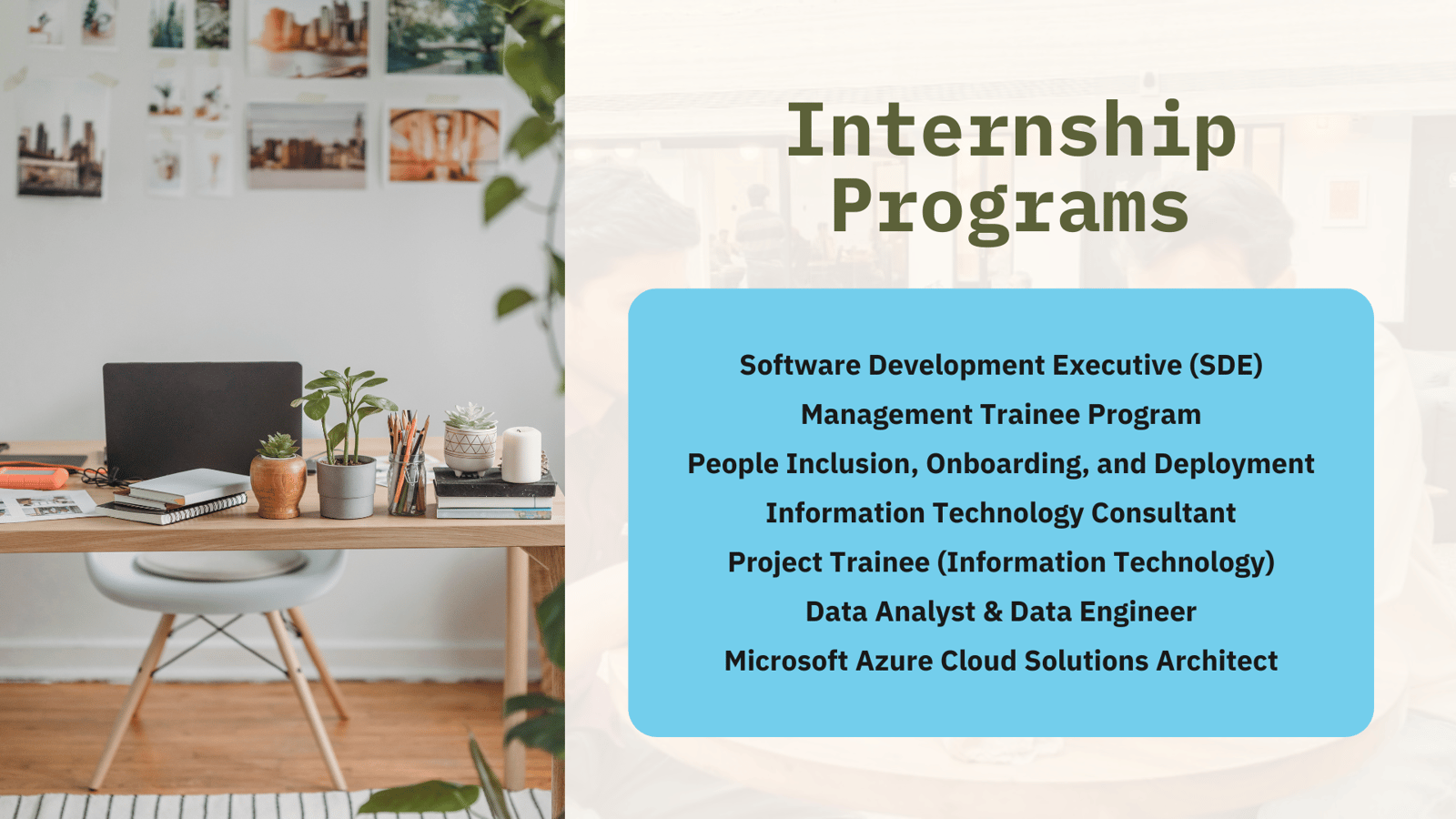 Walk-in Interview for Internship Programs · Luma
